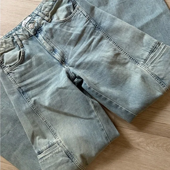 Zara Mid Rise Cargo Jean - Picture 5 of 5